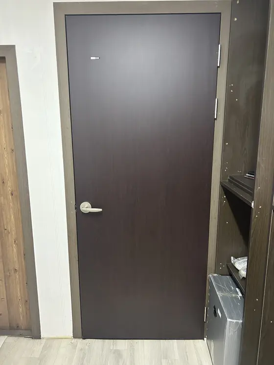 문설치 문 설치 작업 후 실제 사진